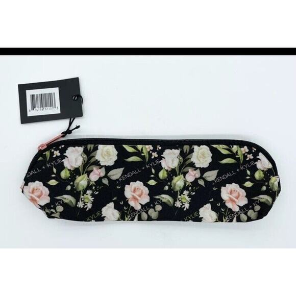 Kendall + Kylie Makeup Pouch Cosmetic Bag Multi Purpose Pouch Case Floral Design - Picture 3 of 6